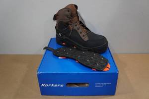 lot 116 image: Korkers Buckskin Wading Boots -Size 10
