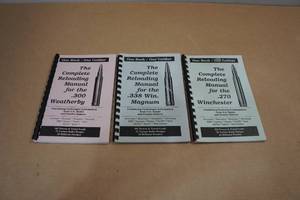 lot 150 image: 3 One BookOne Caliber Reload Manuals - .300, .338, .270