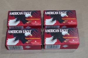 lot 179 image: 200 American Eagle .22 LR 40 Gr Solid Ammo