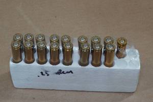 lot 189 image: 17 Reloaded .25 Rem SP RN Ammo