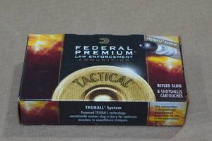 lot 212 image: 5 Federal LE 12 Gauge 2-34 Truball Rifled HP Slugs