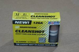 lot 219 image: 4 Huntego Cleanshot 12 Gauge 2-34 Shoot-Thru Bore Cleaners
