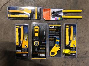 Lot of 6 Klein Tools Impact Punchdown Tool Customer Returns Review all pictures