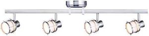 Hampton Bay 4-Light Pewter Integrated LED Track Lighting Fixture Customer Returns Review all pictures