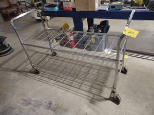 lot 107 image: Wire Cart, 60x24 NSF...