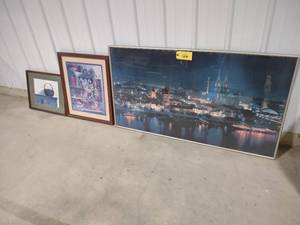 lot 126 image: (3) Art Pieces...