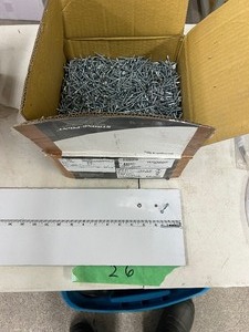 23LBS 8-11 X 1-34 SQUARE FLAT HEAD PBS T-17 WNIBS TRIVALENT ZINC