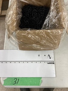 10LBS 6-9 X 1-12 SQUARE DRIVE PAN HEAD T-17 WS BLACK OXIDE