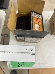 34LBS 6-9 X 1-12 FACE FRAME SQUARE DRIVE PAN HEAD COURSE TYPE 17 BLACK OXIDE