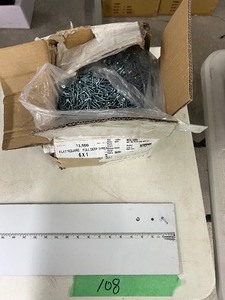 38LBS 6 X 1 SQUARE DRIVE FLAT HEAD WS ZINC