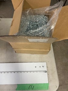 80LBS #10-12 X 58 PHILLIPS PAN HEAD TAPPING SCREW TYPE A ZINC