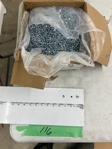 30LBS 6 X 58 PHILLIPS FLAT HEAD WOOD SCREW ZINC