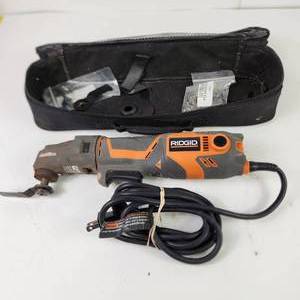 lot 36 image: Ridgid R2850 Series B Heavy Duty Corded Electric Multi Tool Great Condition
