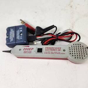lot 81 image: Progressive Electronics INC. 200 EP Inductive Amplifier Tested Works Great Condition