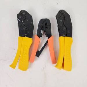 lot 87 image: Lot Of Three Crimping Tools Excellent Condition
