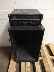 lot 3 image: QSC Receiver & Amp With Case