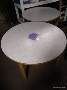 lot 48 image: (2) 42 Round Tables