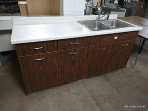 lot 58 image: Geneva Lab CabinetCounterSink