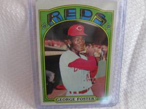 lot 2 image: 1972 Topps George Foster Rookie Car...