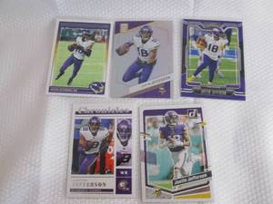lot 27 image: Assorted Justin Jefferson Cards...