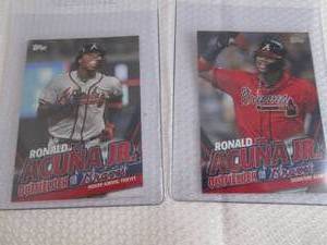 lot 36 image: 2020 Topps Update Ronald Acuna JR H...