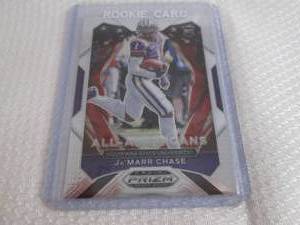 lot 42 image: 2021 Prizm Ja Marr Chase Rookie Car...