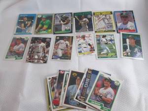 lot 57 image: Assorted Jose Canseco Cards...