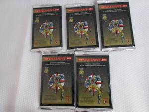lot 59 image: 5-1993 Upper Deck Marvel Valiant Ca...