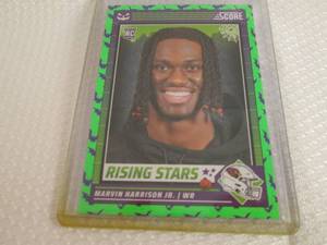 lot 63 image: 2024 Score Marvin Harrison JR Rooki...