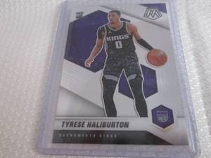 lot 68 image: 2020-21 Mosaic Tyrese Haliburton Ro...