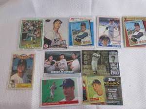 lot 74 image: Assorted Carl Yastrzemski Cards...