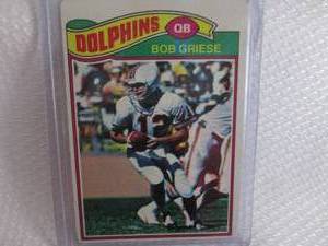lot 79 image: 1977 Topps Bob Griese Card...