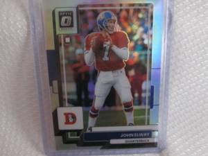 lot 81 image: 2022 Optic John Elway Silver Prizm ...