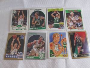 lot 84 image: Assorted Larry Bird Cards...