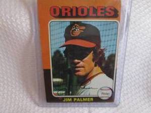 lot 107 image: 1975 Topps Jim Palmer Card...