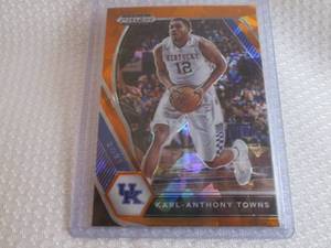 lot 129 image: 2021 Prizm Karl Anthony Towns Orang...
