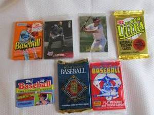 lot 141 image: Assorted Baseball Card Packs...