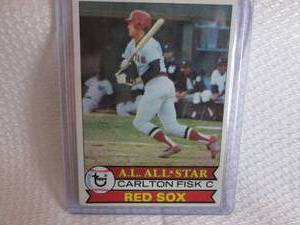 lot 152 image: 1979 Topps Carlton Fisk Card...