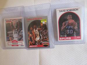 lot 161 image: 1989-90 Hoops & Fleer David Robinso...