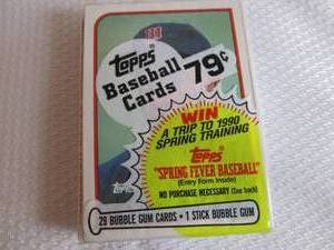lot 166 image: 1989 Topps Cello Pack Kirby Puckett...