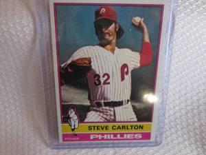 lot 177 image: 1976 Topps Steve Carlton Card...