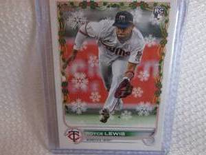 lot 181 image: 2022 Topps Royce Lewis Rookie Card...