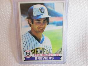 lot 197 image: 1979 Topps Paul Molitor Card...