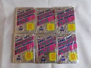 lot 200 image: 6-1991 Pacific Pro Football Plus Pa...