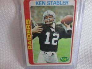 lot 203 image: 1978 Topps Ken Stabler Card...