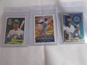 lot 235 image: Ken Griffey JR Inster Cards...