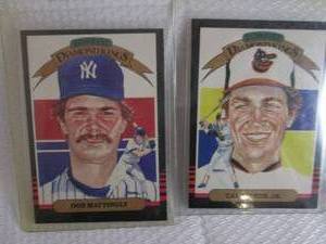 lot 249 image: 1985 Donruss Ripken & Mattingly Dia...