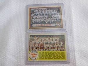 lot 272 image: Topps Chicago Cubs Team Cards...