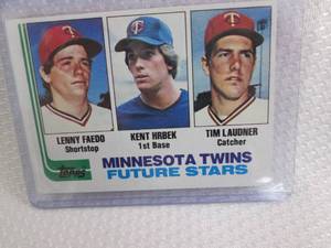 lot 286 image: 1982 Topps Minnesota Future Stars...