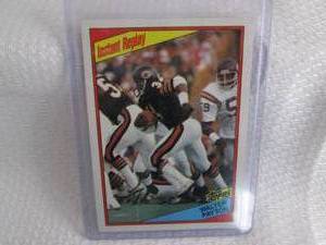 lot 288 image: 1984 Topps Walter Payton Card...